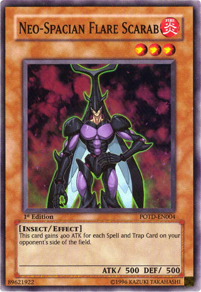 Neo-Spacian Flare Scarab [POTD-EN004] Super Rare | Good Games Adelaide SA
