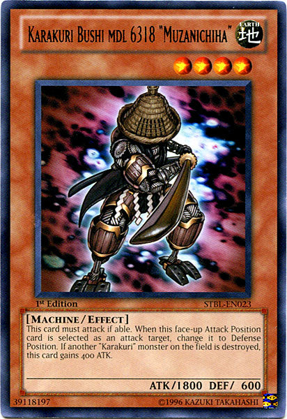Karakuri Bushi mdl 6318 Muzanichiha [STBL-EN023] Rare | Good Games Adelaide SA
