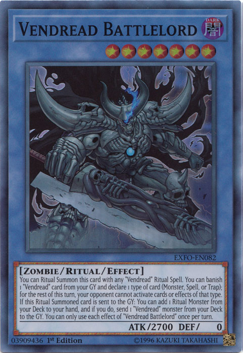 Vendread Battlelord [EXFO-EN082] Super Rare | Good Games Adelaide SA