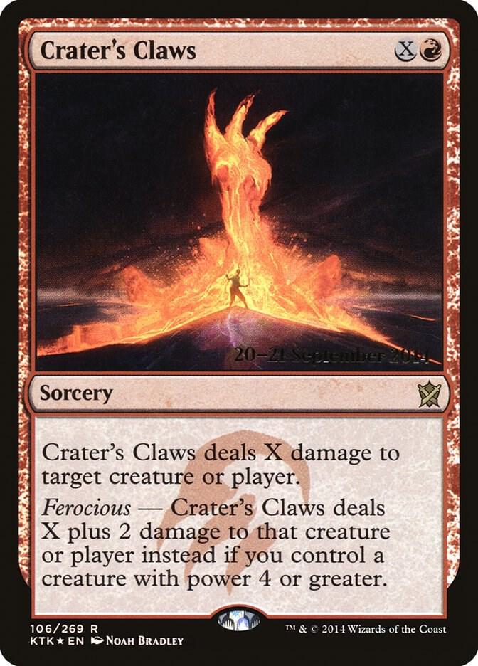Craters Claws 106 (Prerelease Cards)  - Foil | Good Games Adelaide SA