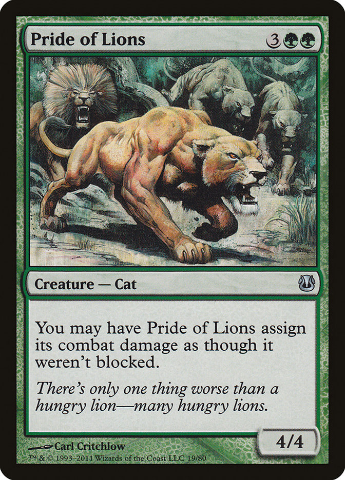 Pride of Lions [Duel Decks: Ajani vs. Nicol Bolas] | Good Games Adelaide SA
