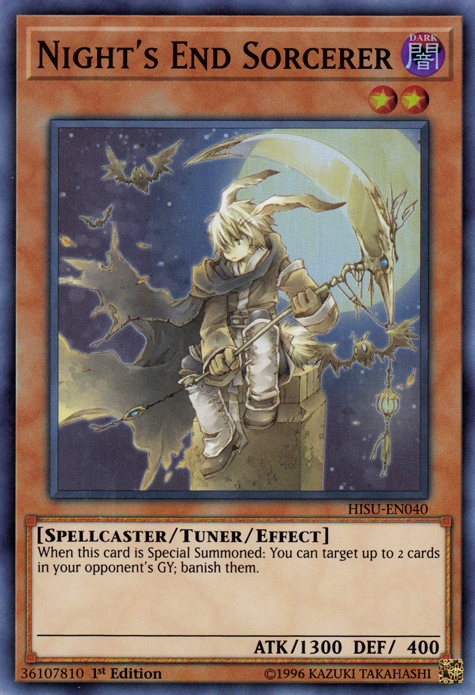 Night's End Sorcerer [HISU-EN040] Super Rare | Good Games Adelaide SA