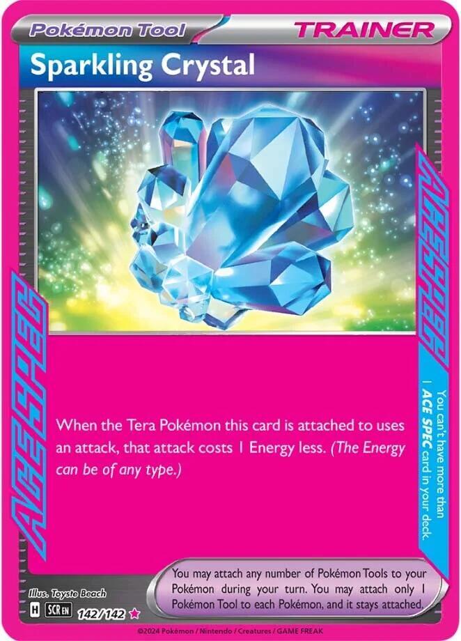 Sparkling Crystal 142/142 (SV07: Stellar Crown)  - Holofoil | Good Games Adelaide SA