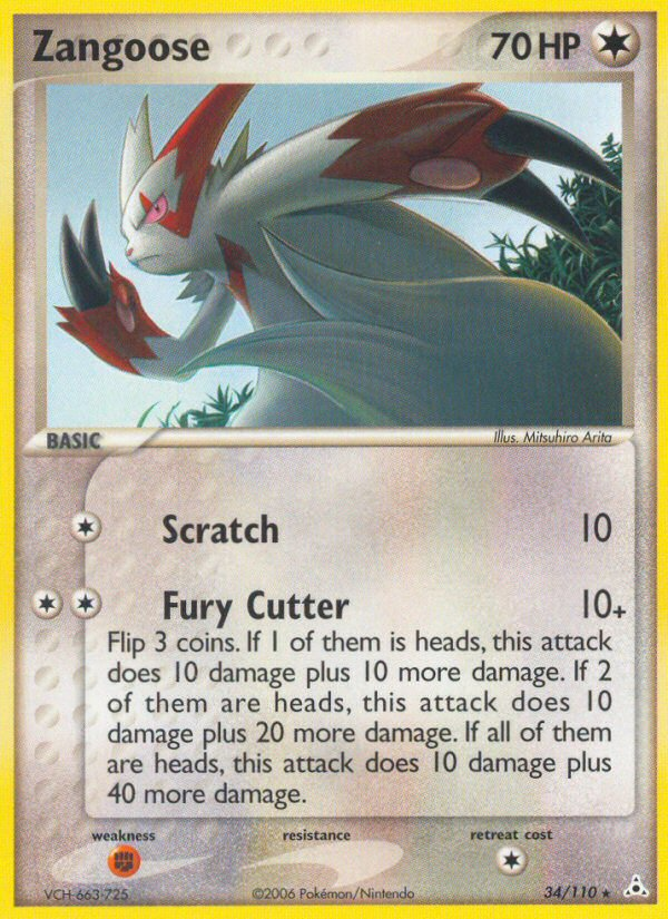 Zangoose (34/110) [EX: Holon Phantoms] | Good Games Adelaide SA