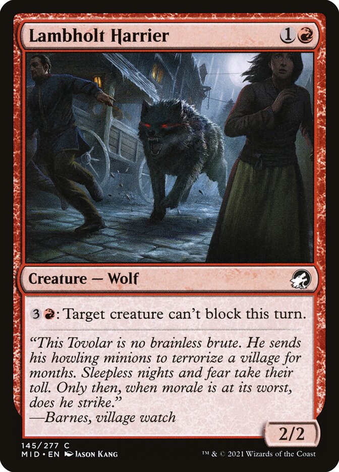 Lambholt Harrier 145 (Innistrad: Midnight Hunt)  | Good Games Adelaide SA