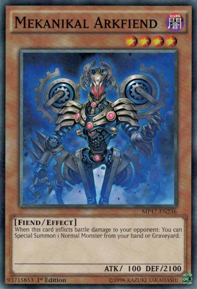 Mekanikal Arkfiend [MP17-EN236] Common | Good Games Adelaide SA