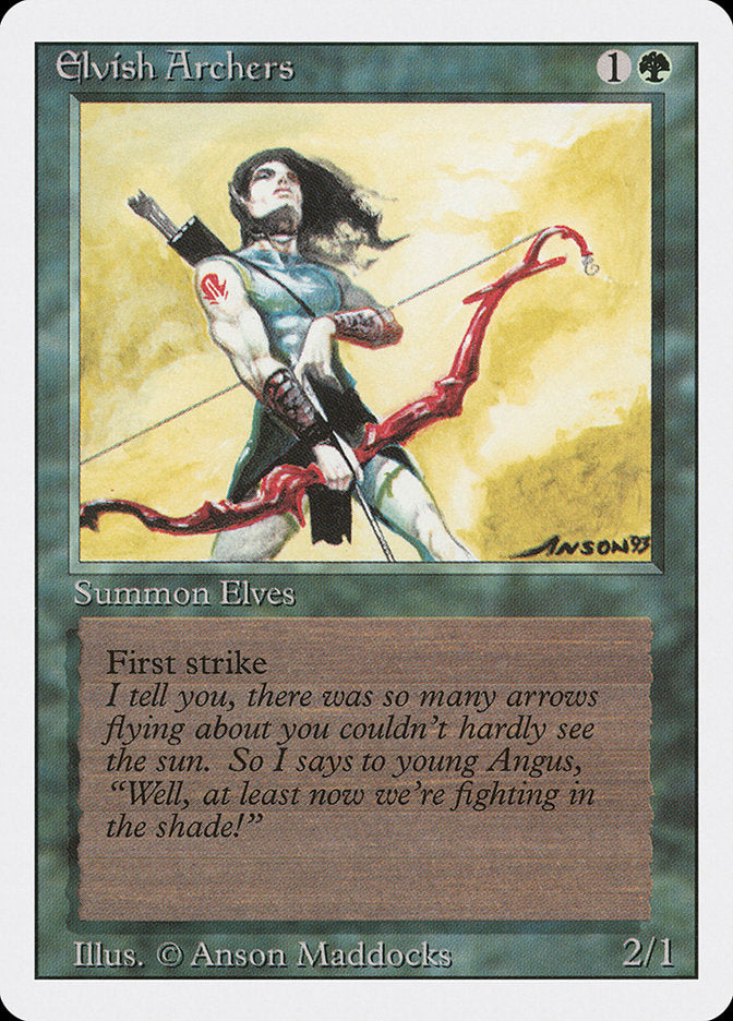 Elvish Archers [Revised Edition] | Good Games Adelaide SA