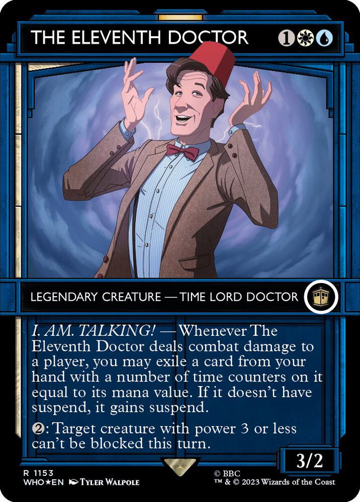 The Eleventh Doctor 1153 (Universes Beyond: Doctor Who)  - Foil | Good Games Adelaide SA