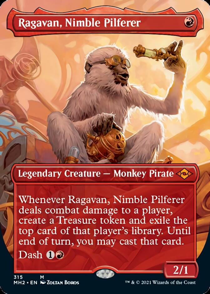 Ragavan, Nimble Pilferer (Borderless) [Modern Horizons 2] | Good Games Adelaide SA