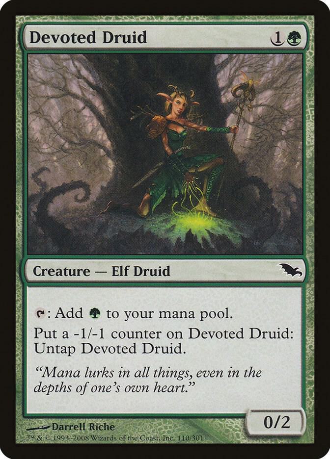 Devoted Druid 110 (Shadowmoor)  - Foil | Good Games Adelaide SA