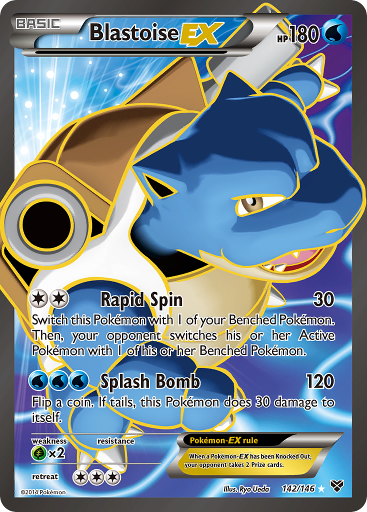 Blastoise EX (142/146) [XY: Base Set] | Good Games Adelaide SA