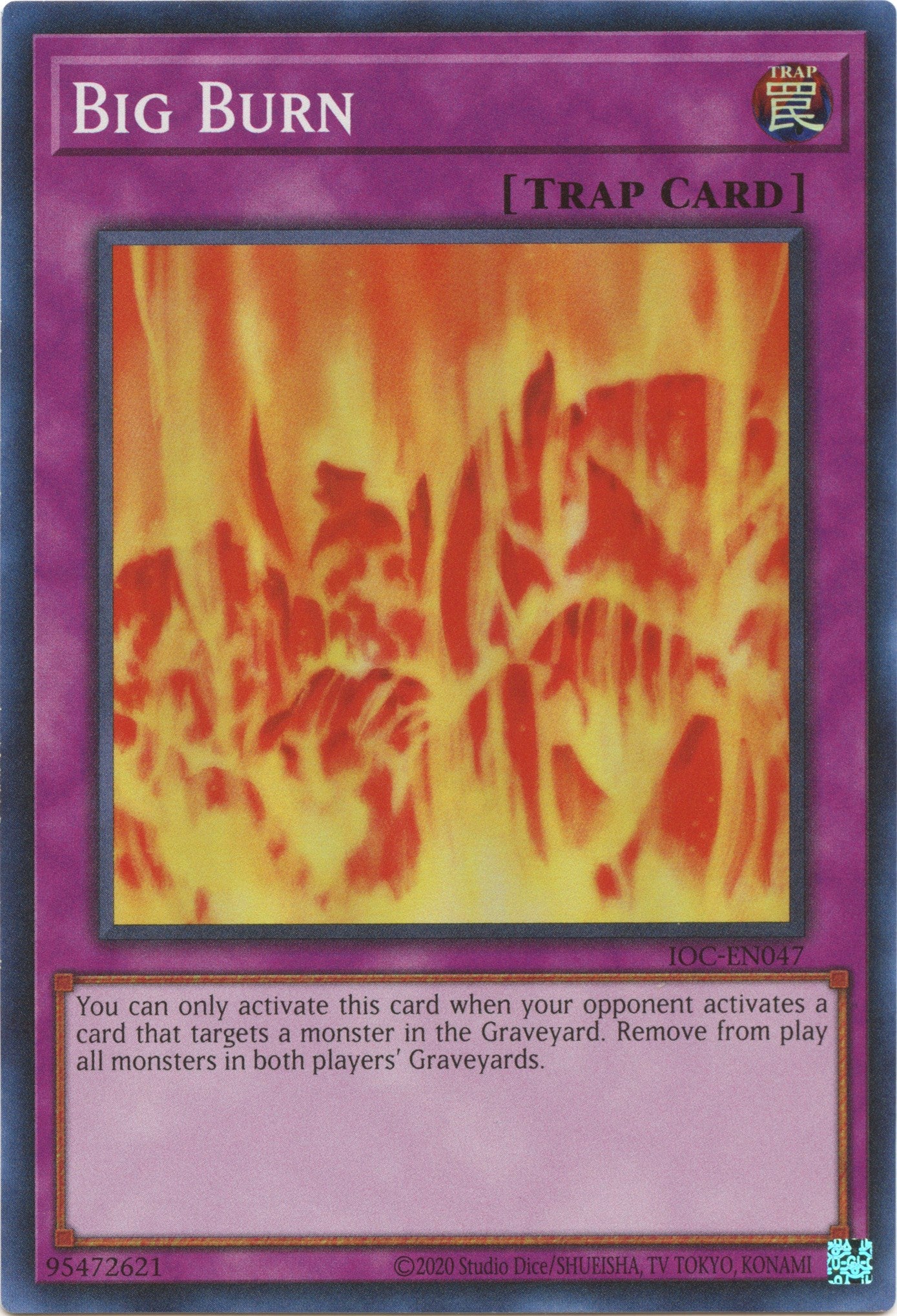 Big Burn (25th Anniversary) [IOC-EN047] Super Rare | Good Games Adelaide SA