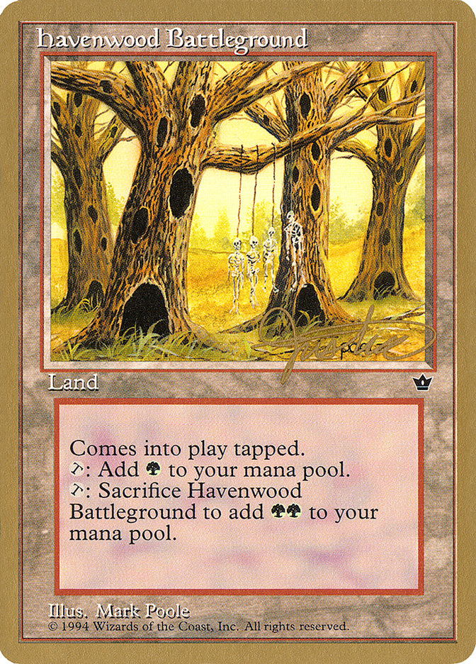 Havenwood Battleground (Mark Justice) [Pro Tour Collector Set] | Good Games Adelaide SA