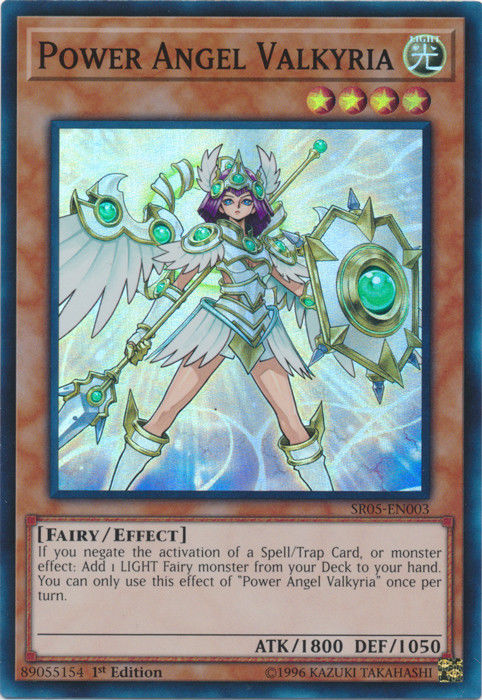 Power Angel Valkyria [SR05-EN003] Super Rare | Good Games Adelaide SA