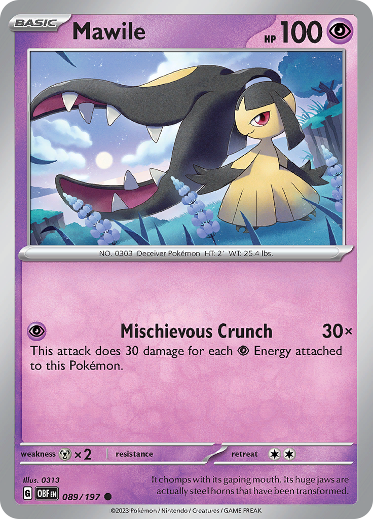 Mawile (089/197) [Scarlet & Violet: Obsidian Flames] | Good Games Adelaide SA