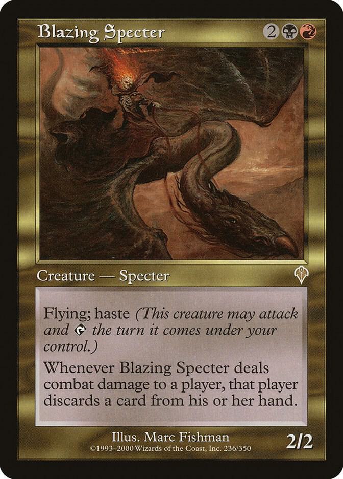 Blazing Specter 236 (Invasion)  - Foil | Good Games Adelaide SA