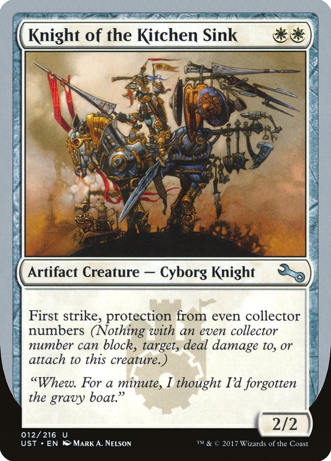 Knight of the Kitchen Sink 12 (Unstable)  - Foil | Good Games Adelaide SA