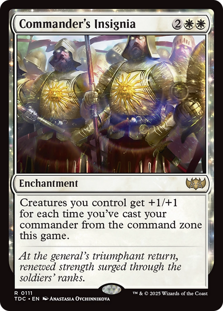 Commander's Insignia [Tarkir: Dragonstorm Commander] | Good Games Adelaide SA