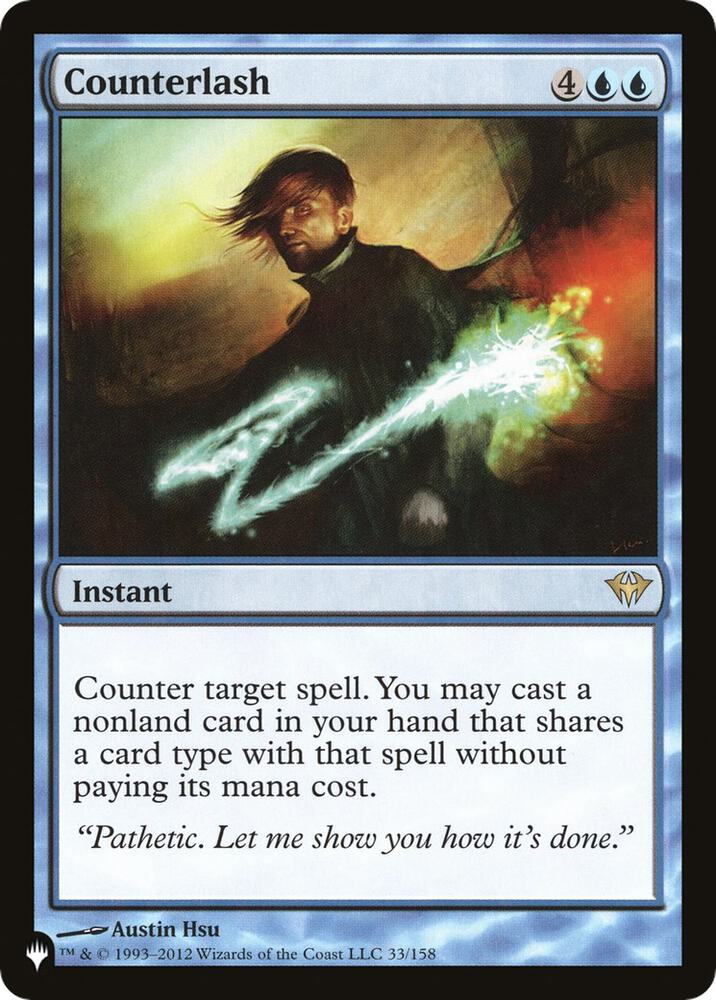Counterlash 33/158 (The List Reprints)  | Good Games Adelaide SA