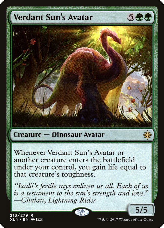 Verdant Sun's Avatar [Ixalan Promos] | Good Games Adelaide SA