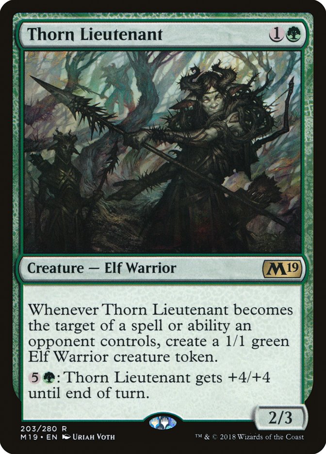 Thorn Lieutenant [Core Set 2019] | Good Games Adelaide SA