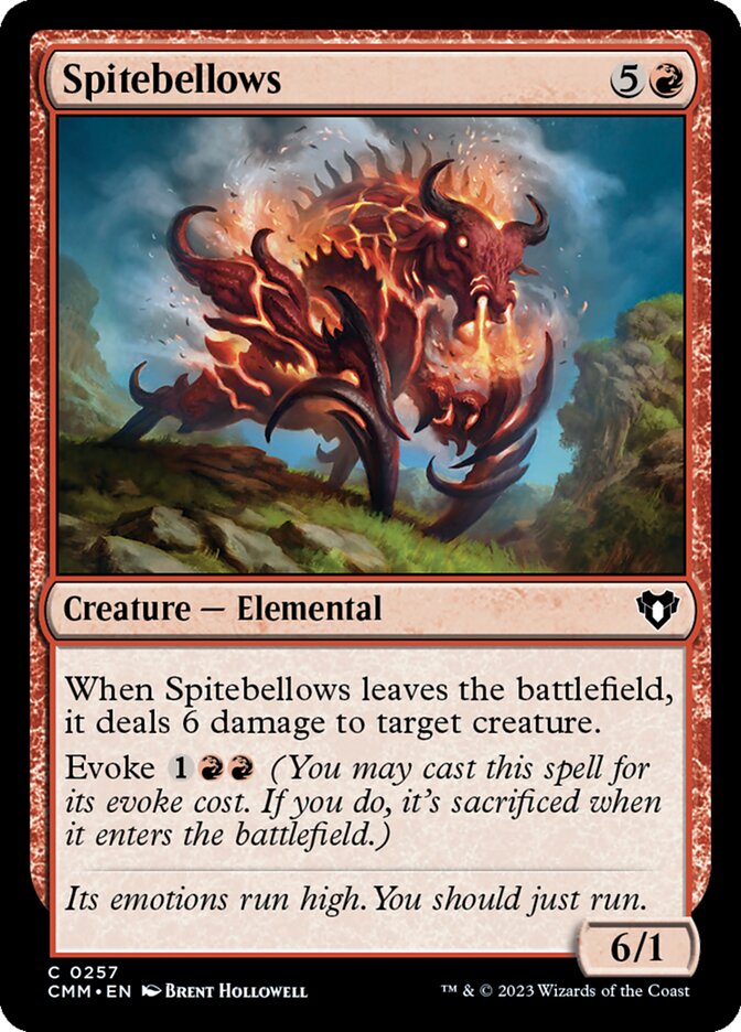 Spitebellows 257 (Commander Masters)  - Foil | Good Games Adelaide SA