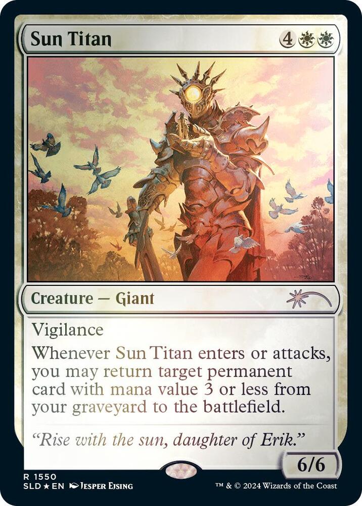 Sun Titan Rainbow Foil 1550 (Secret Lair Drop Series)  - Foil | Good Games Adelaide SA