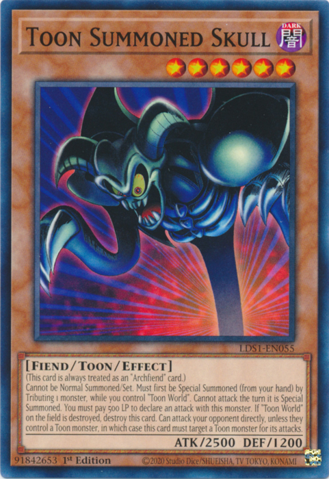Toon Summoned Skull [LDS1-EN055] Common | Good Games Adelaide SA