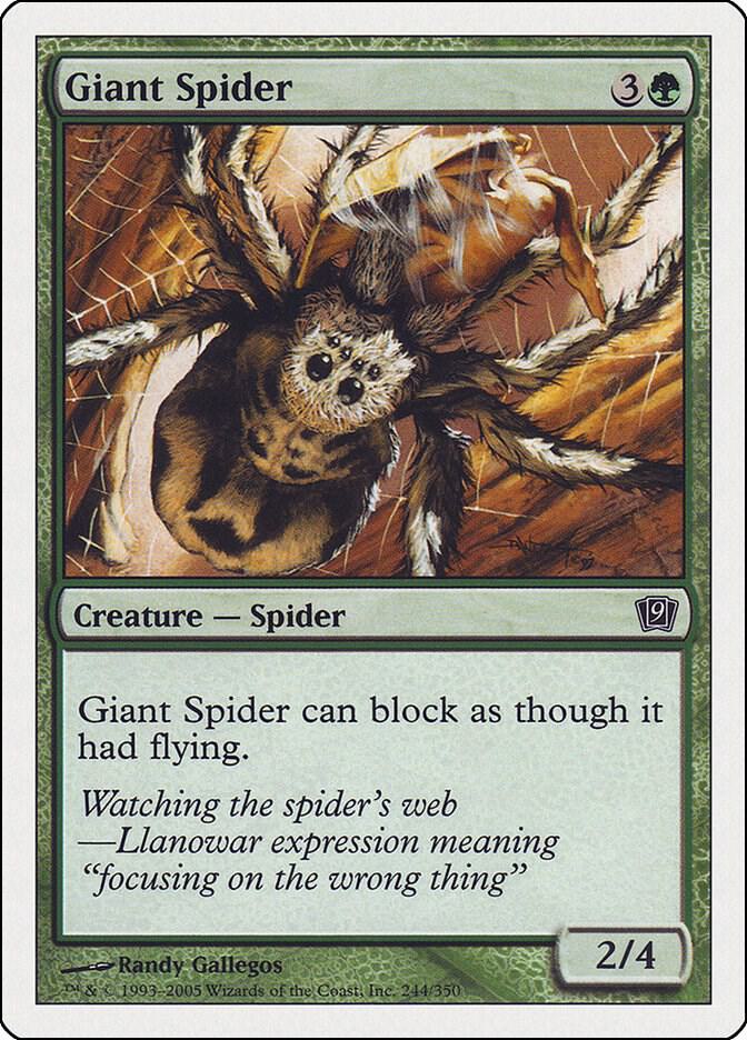Giant Spider 244 (9th Edition)  | Good Games Adelaide SA