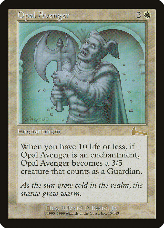 Opal Avenger 15 (Urza's Legacy)  | Good Games Adelaide SA