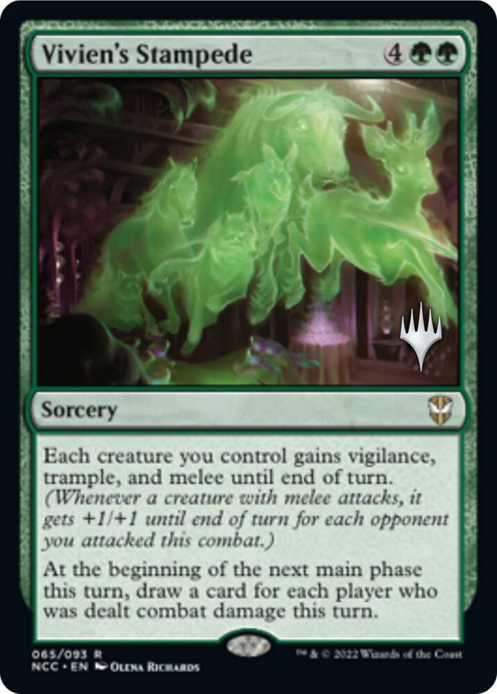 Viviens Stampede 65 (Promo Pack: Streets of New Capenna)  - Foil | Good Games Adelaide SA