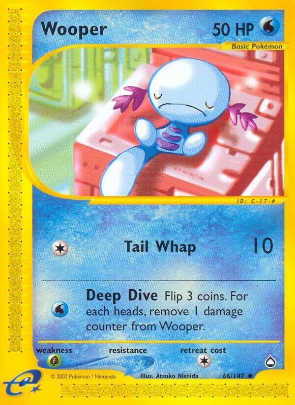 Wooper 066/147 (Aquapolis)  | Good Games Adelaide SA