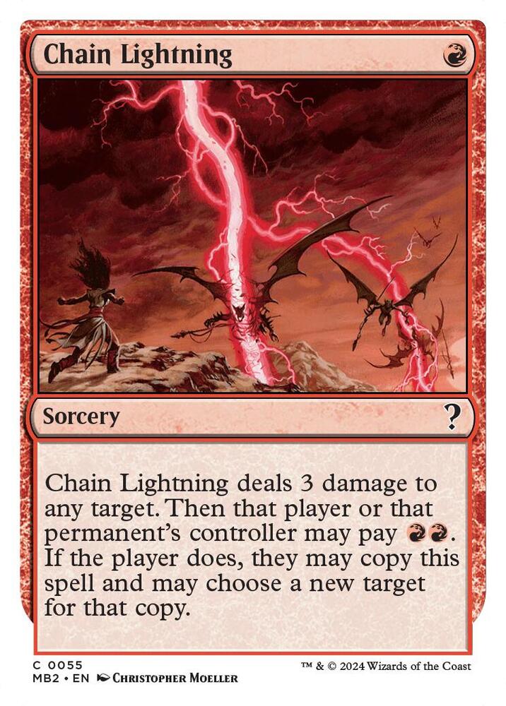 Chain Lightning 55 (Mystery Booster 2)  | Good Games Adelaide SA