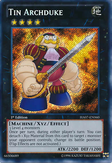 Tin Archduke [HA07-EN060] Secret Rare | Good Games Adelaide SA