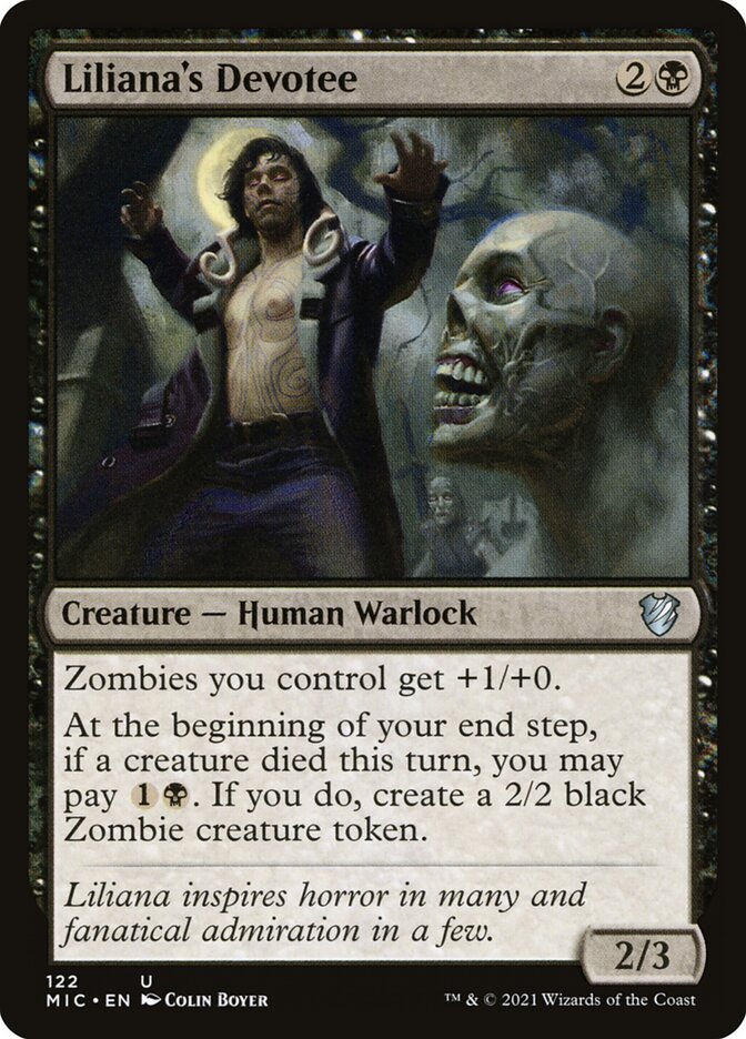 Liliana's Devotee 122 (Commander: Innistrad: Midnight Hunt)  | Good Games Adelaide SA