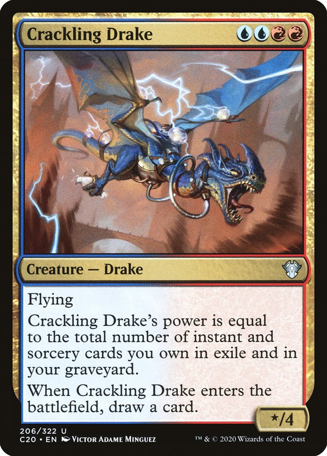 Crackling Drake [Commander 2020] | Good Games Adelaide SA