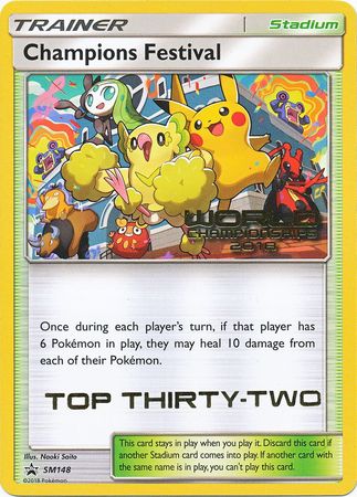 Champions Festival (SM148) (2018 Top Thirty Two) [Sun & Moon: Black Star Promos] | Good Games Adelaide SA