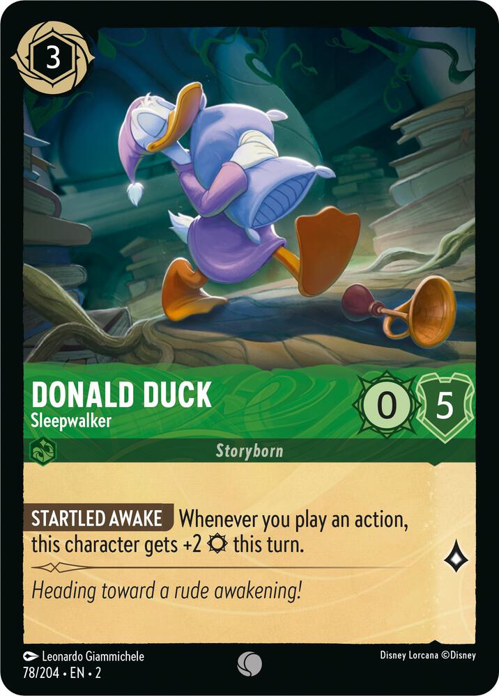 Donald Duck Sleepwalker 78/204 (Rise of the Floodborn)  | Good Games Adelaide SA
