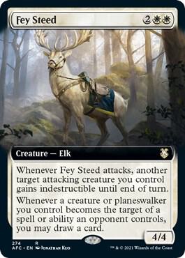 Fey Steed Extended Art 274 (Commander: Adventures in the Forgotten Realms)  | Good Games Adelaide SA