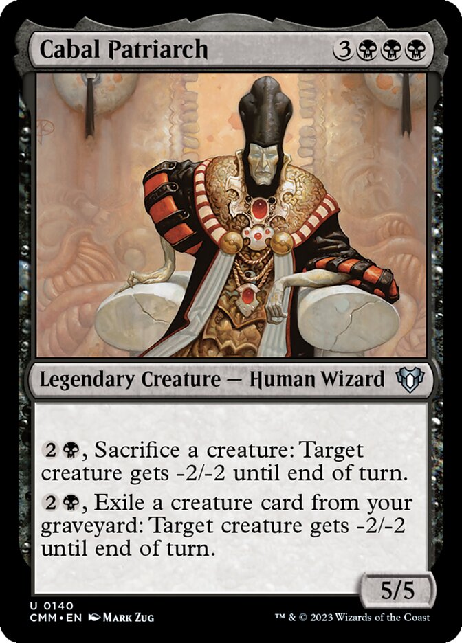 Cabal Patriarch 140 (Commander Masters)  - Foil | Good Games Adelaide SA