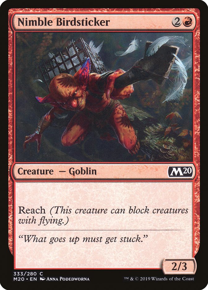 Nimble Birdsticker [Core Set 2020] | Good Games Adelaide SA