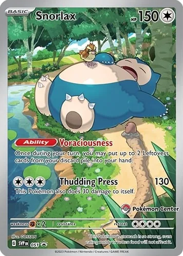 Snorlax (051) (Pokemon Center) [Scarlet & Violet: Black Star Promos] | Good Games Adelaide SA