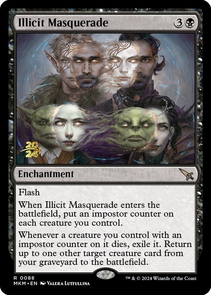 Illicit Masquerade 88 (Prerelease Cards)  - Foil | Good Games Adelaide SA