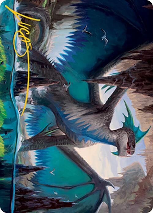 Murktide Regent Art Card Gold Stamped Signature 20 (Art Series: Modern Horizons 2)  | Good Games Adelaide SA