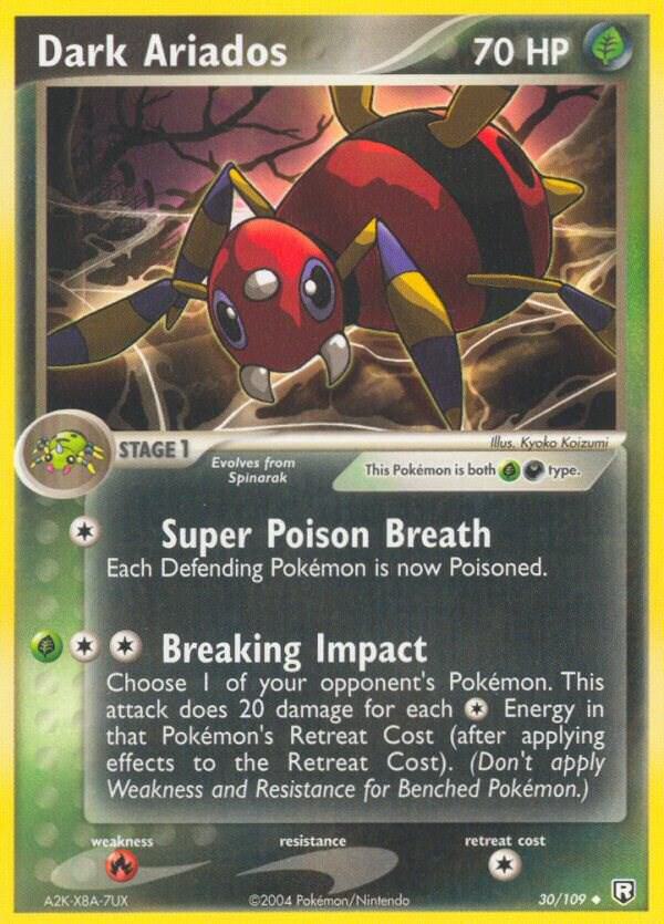 Dark Ariados 30/109 (Team Rocket Returns)  | Good Games Adelaide SA