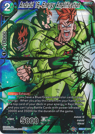 Android 16, Energy Amplification (SPR) [BT8-121] | Good Games Adelaide SA