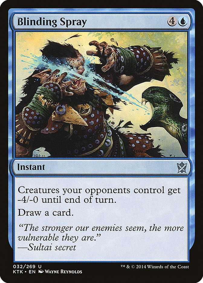 Blinding Spray 32 (Khans of Tarkir)  - Foil | Good Games Adelaide SA