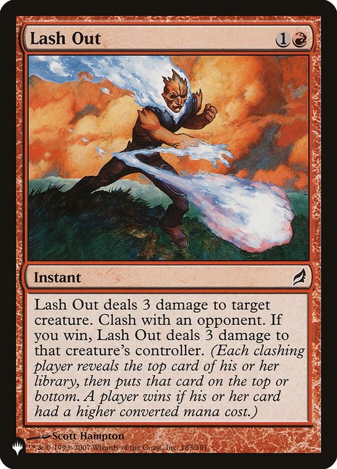 Lash Out 183/301 (The List Reprints)  | Good Games Adelaide SA