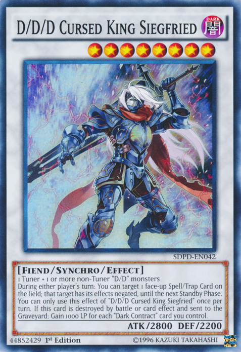 D/D/D Cursed King Siegfried [SDPD-EN042] Super Rare | Good Games Adelaide SA