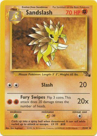 Sandslash (41/62) [Fossil Unlimited] | Good Games Adelaide SA